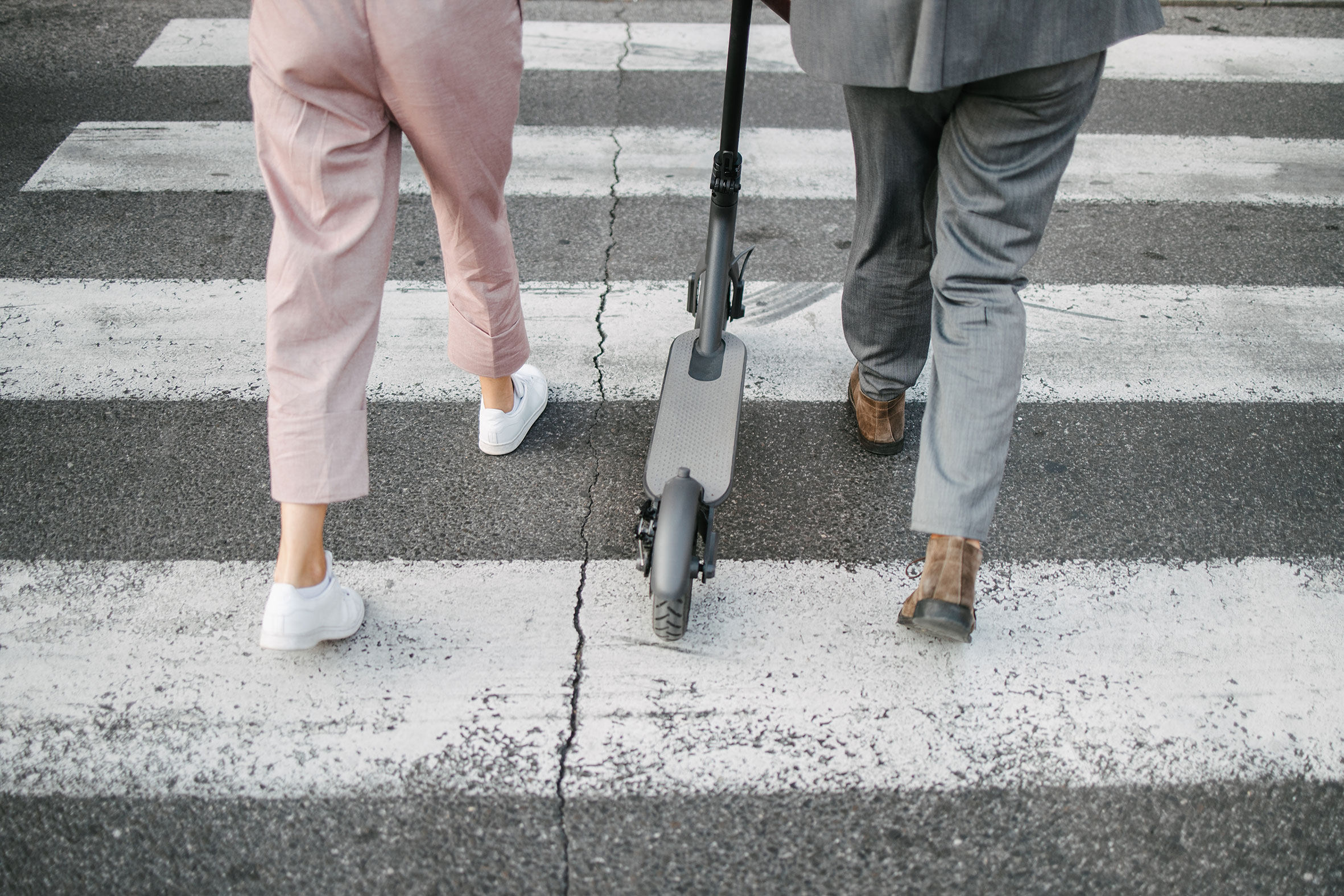 Nachhaltige Mobilität zu Fuß