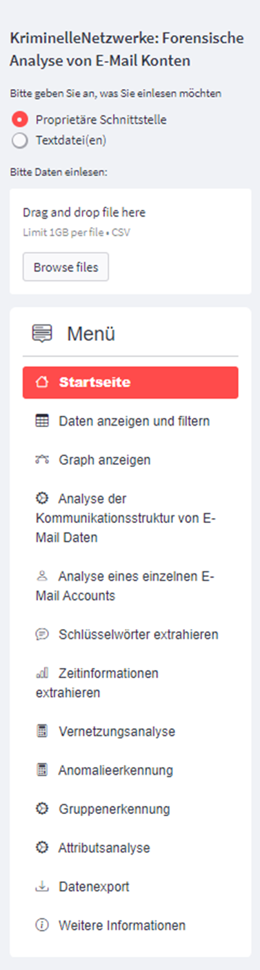 Project CriminalNetworks: Fig. 1: Prototype