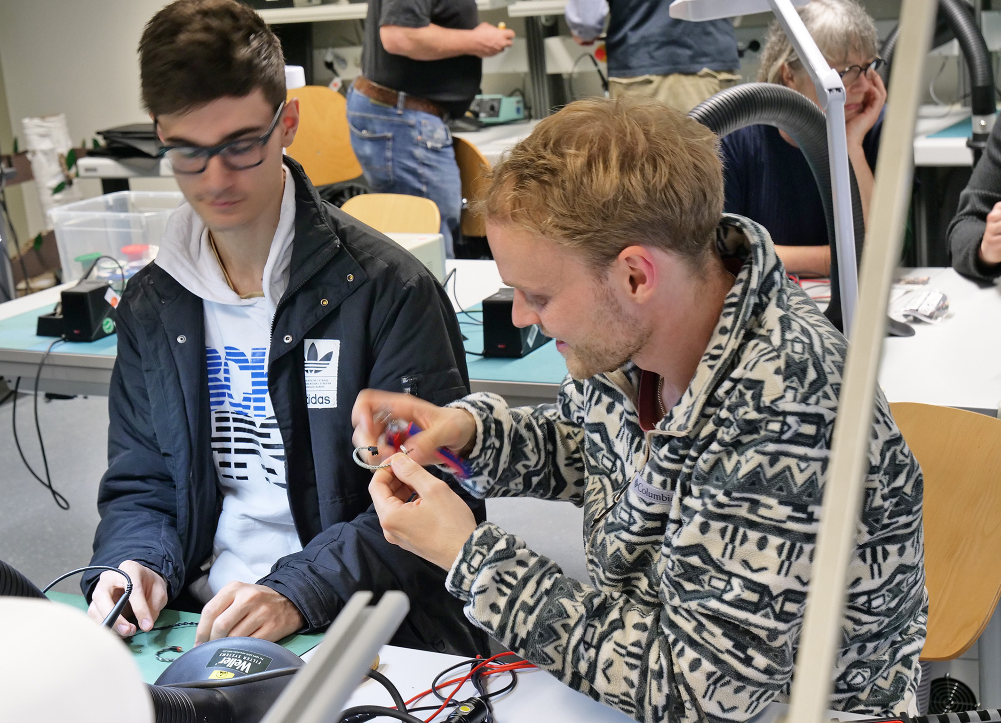 Erstes Repair-Café an der HKA