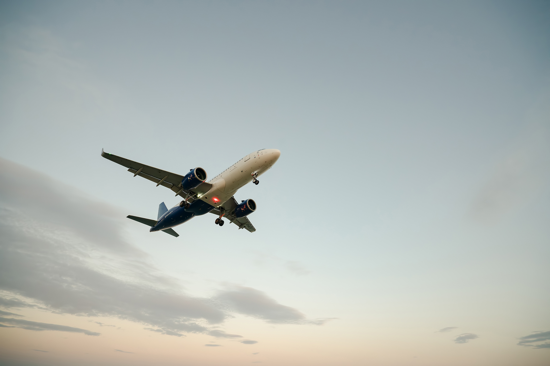 GoAir Airbus A320neo aircraft landing