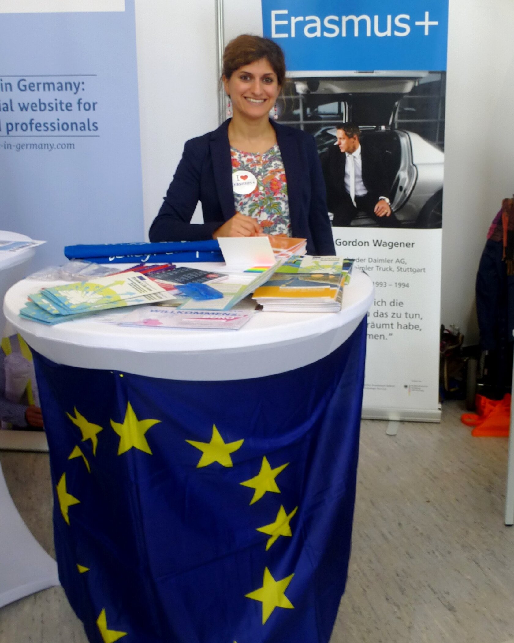 Stand bei der AIM an der Hochschule Aalen