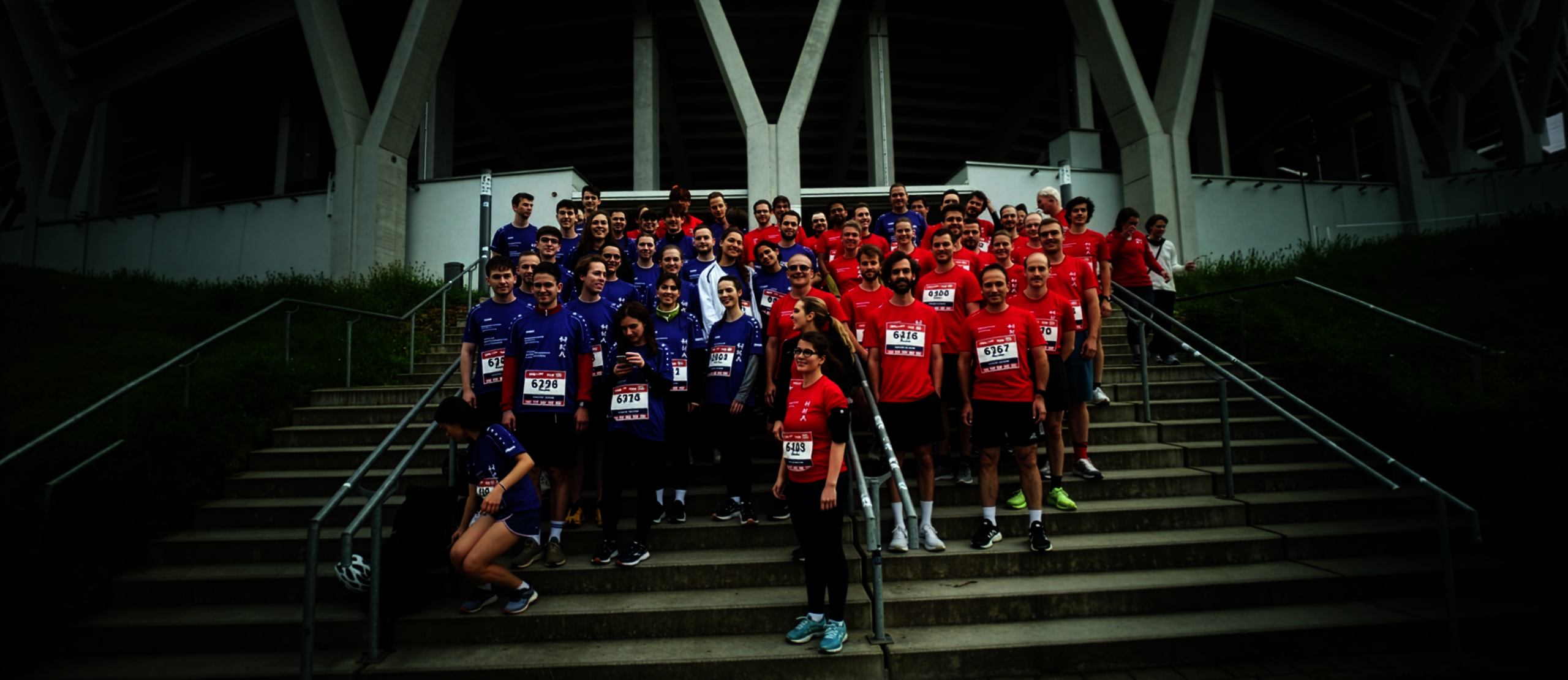 Teilnehmer*innen des B2RUN der HKA.