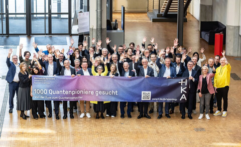 ARTIS-Uli Deck// 20.03.2026 Hochschule Karlsruhe , Start der Spendenkampagne Quantencomputer im ZKM Karlsruhe