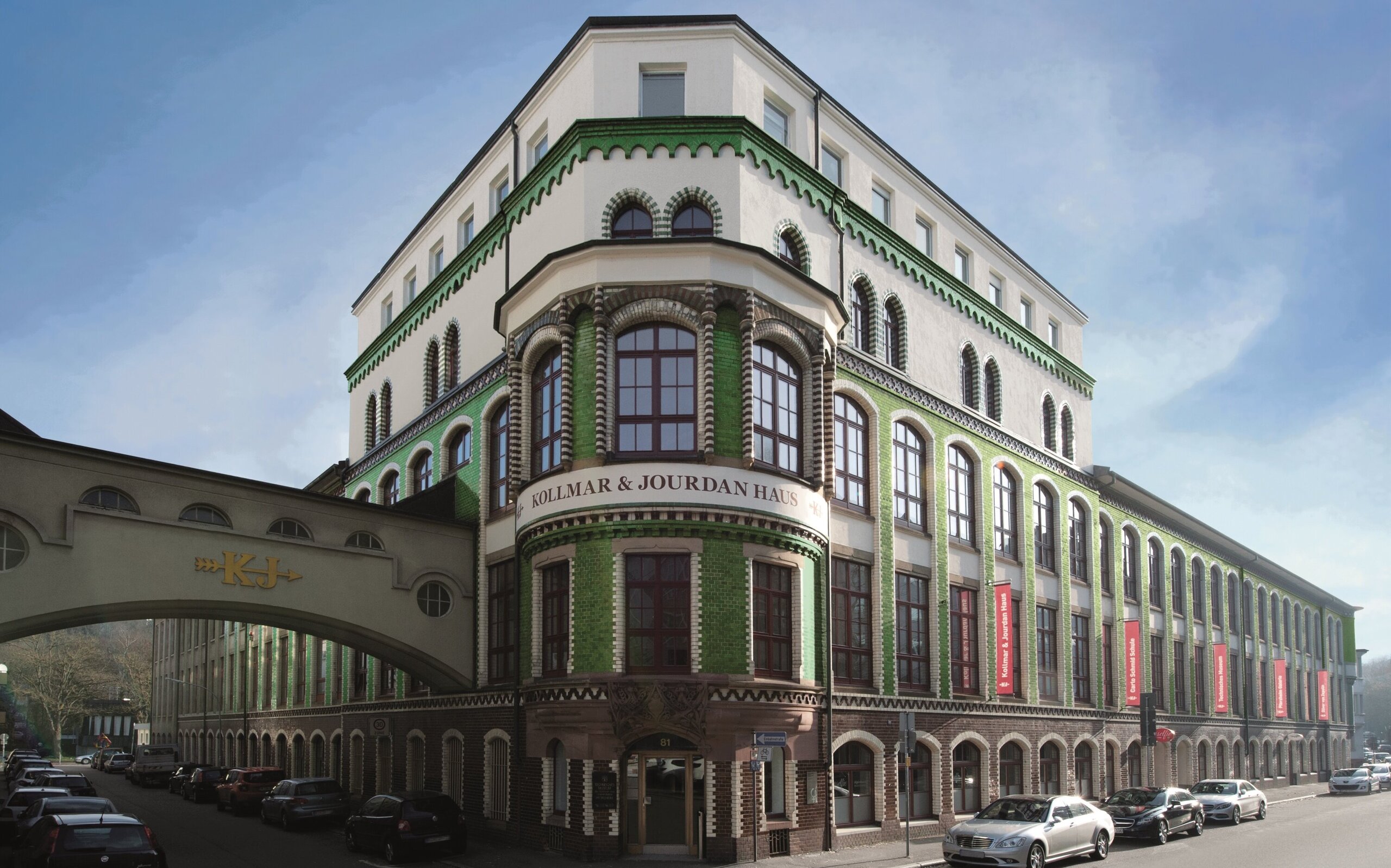 Kollmar&Jourdan Haus Pforzheim, Außenansicht, Sitz Technisches Museum der Pforzheimer Schmuck- und Uhrenindustrie Kollmar&Jourdan Haus Pfprzheim, Aussenansicht, Sitz Technisches Museum der Pforzheimer Schmuck- und Uhrenindustrie