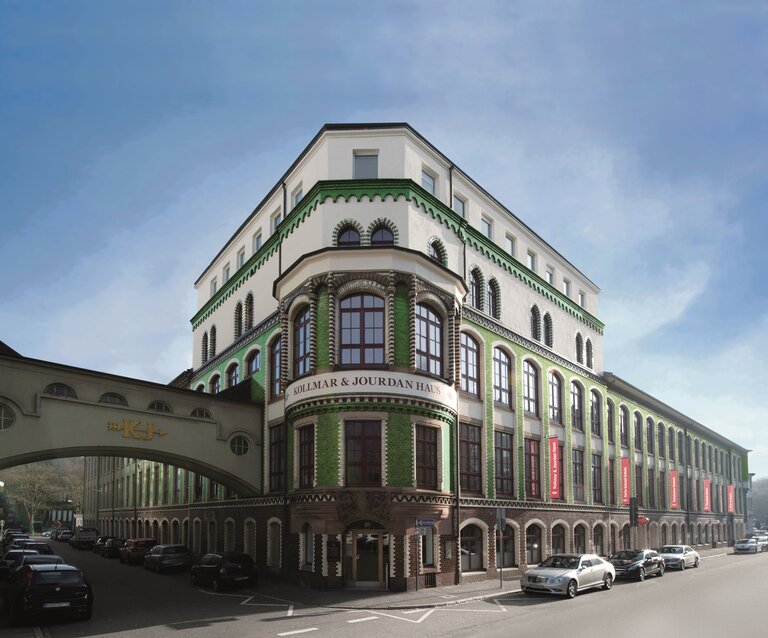 Kollmar&Jourdan Haus Pfprzheim, Aussenansicht, Sitz Technisches Museum der Pforzheimer Schmuck- und Uhrenindustrie