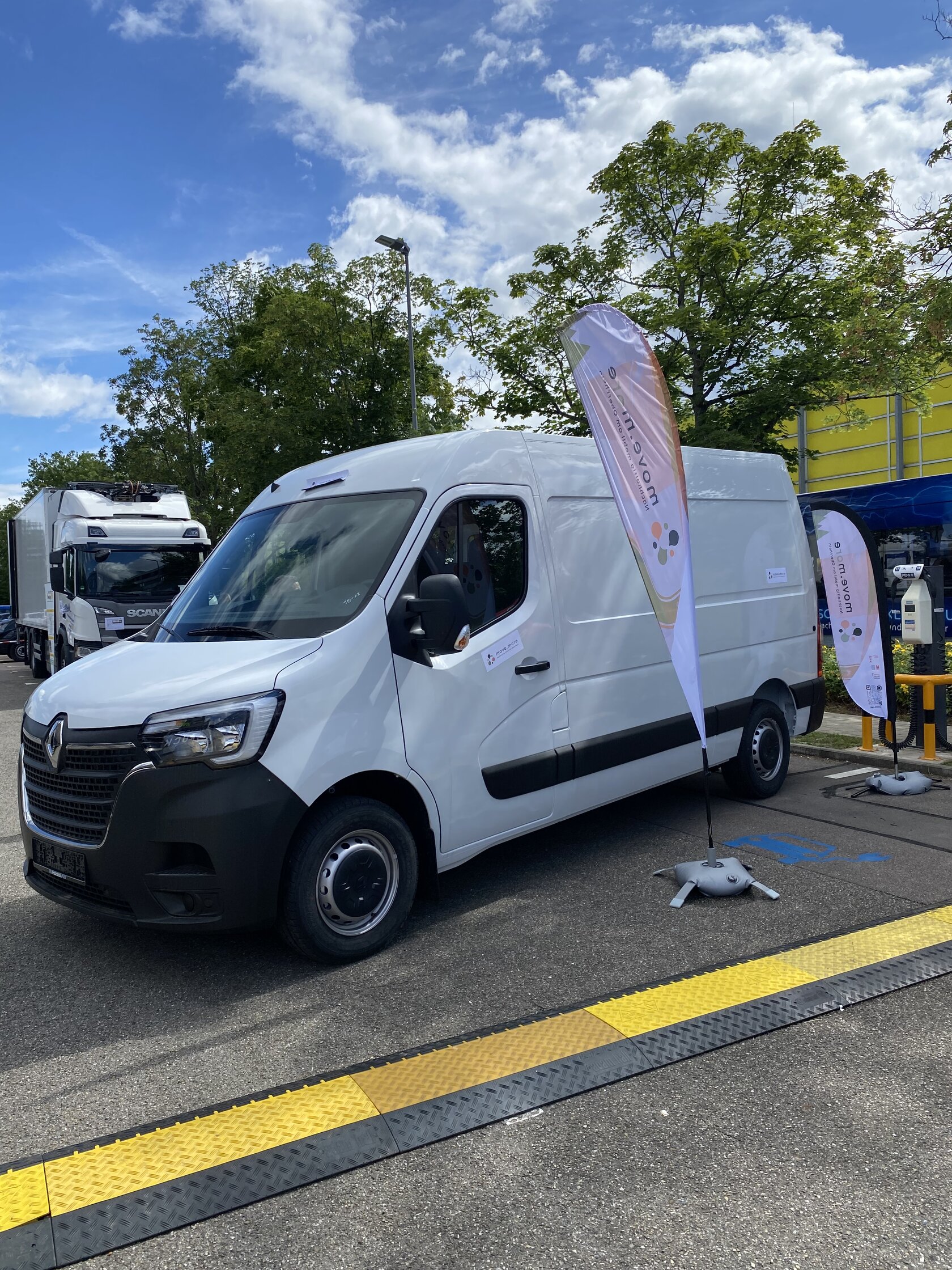 Sprinter des Teilprojekts "Multimodale Logistik"