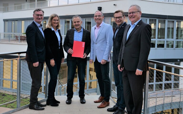 Rektorat der HKA mit Ehrensenator Karl Linder