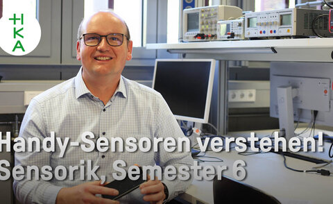 Studienvertiefung Sensorik, Semester 6 Das neue YouTube-Video gibt einen Überblick über die Lerninhalte des sechsten Semesters Sensorik des Bachelorstudiengangs Elektro- und Informationstechnik.
