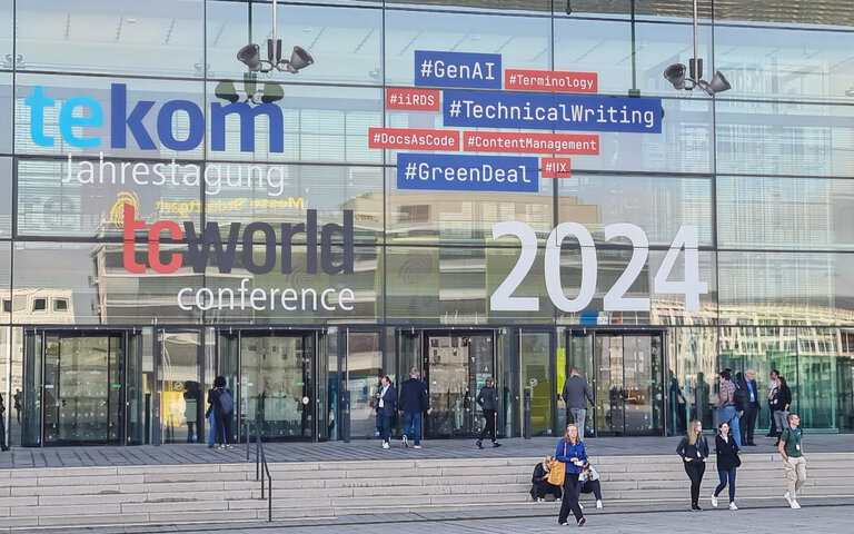 Messe Stuttgart während der Tekom-Tagung