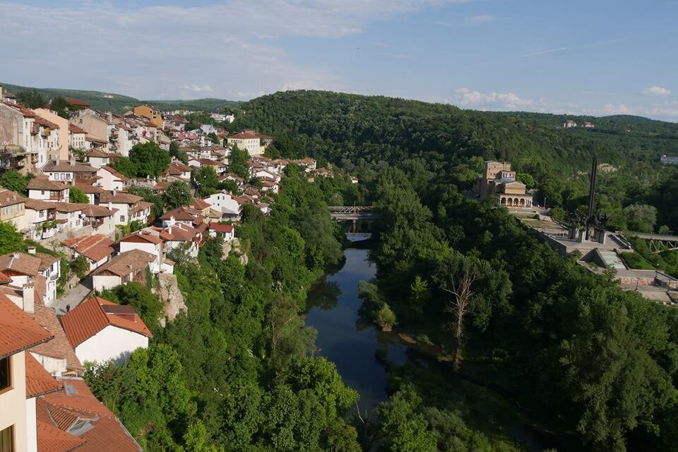 Blick auf Veliko, einer Stadt in Bulgarien