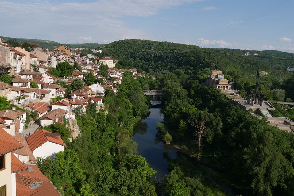 Blick auf Veliko, einer Stadt in Bulgarien