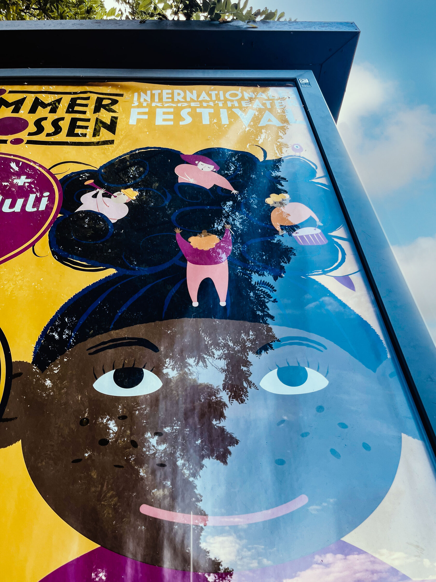 Plakat für das Sommersprossenfestival 2024