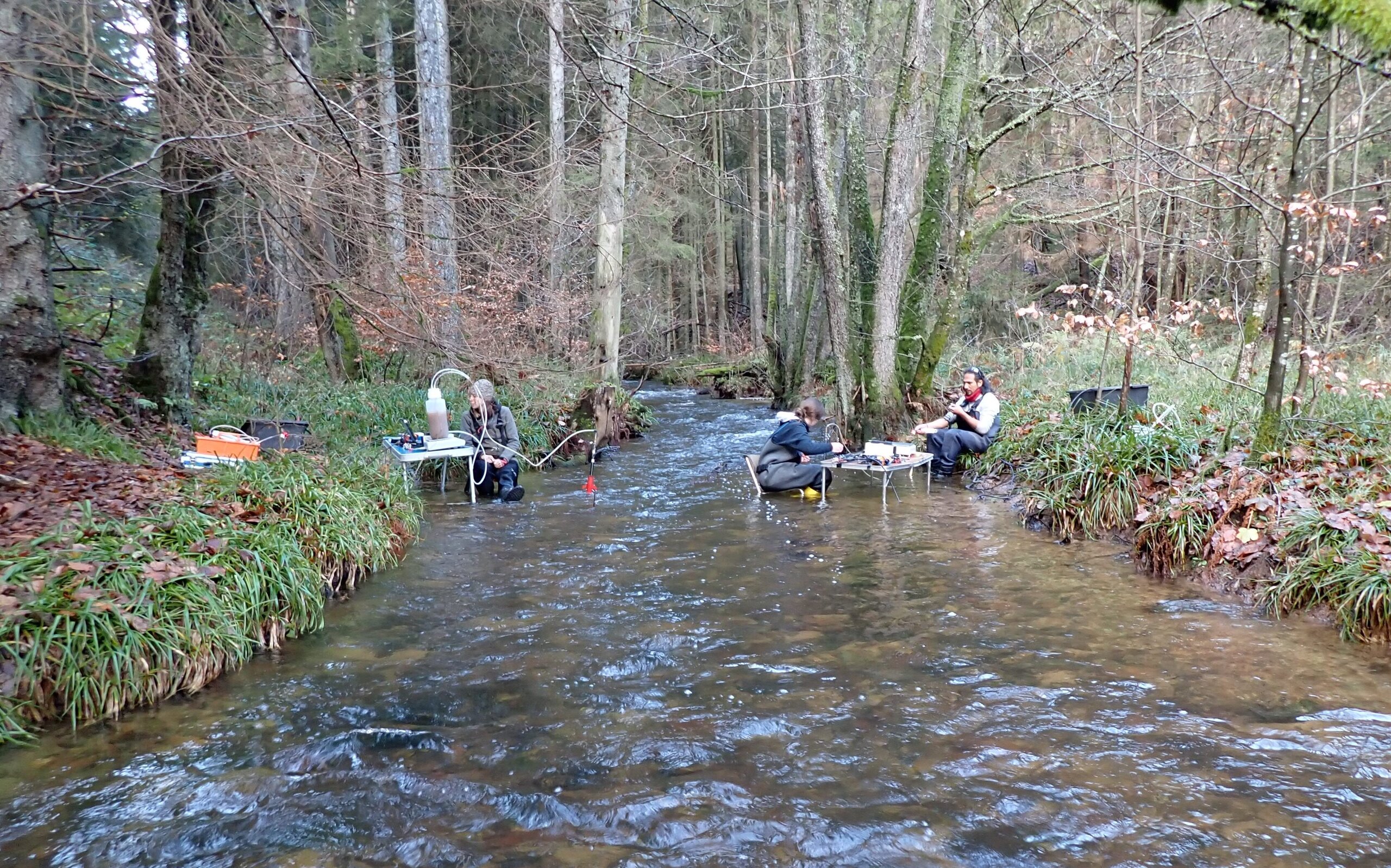 Messungen im Fluss