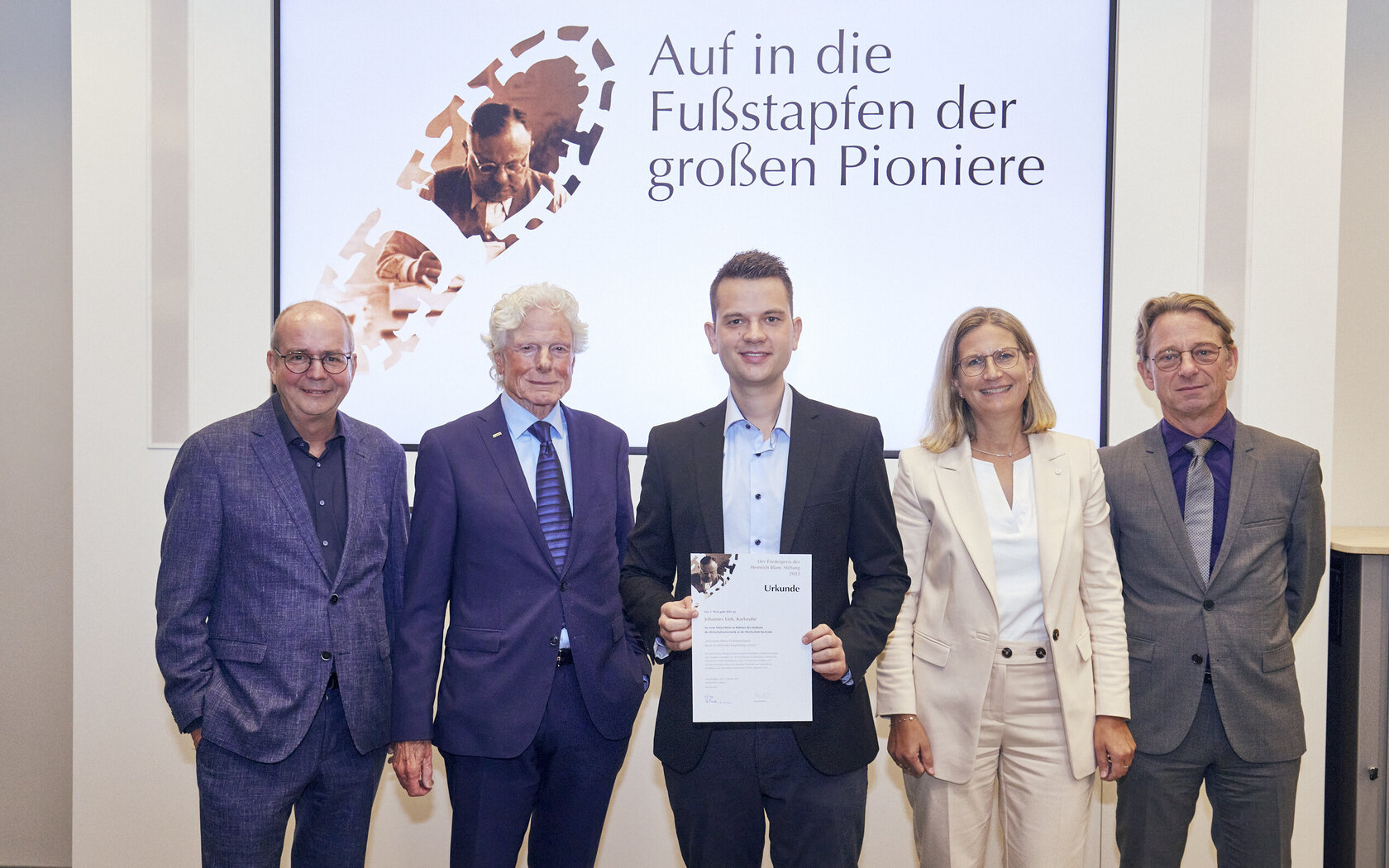 Heinrich-Blanc-Förderpreis Preisträger und Preisstifter