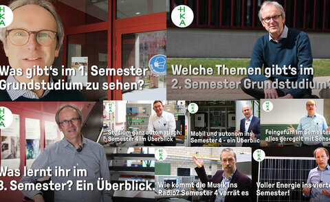 Die Semester 1-4 im Überblick