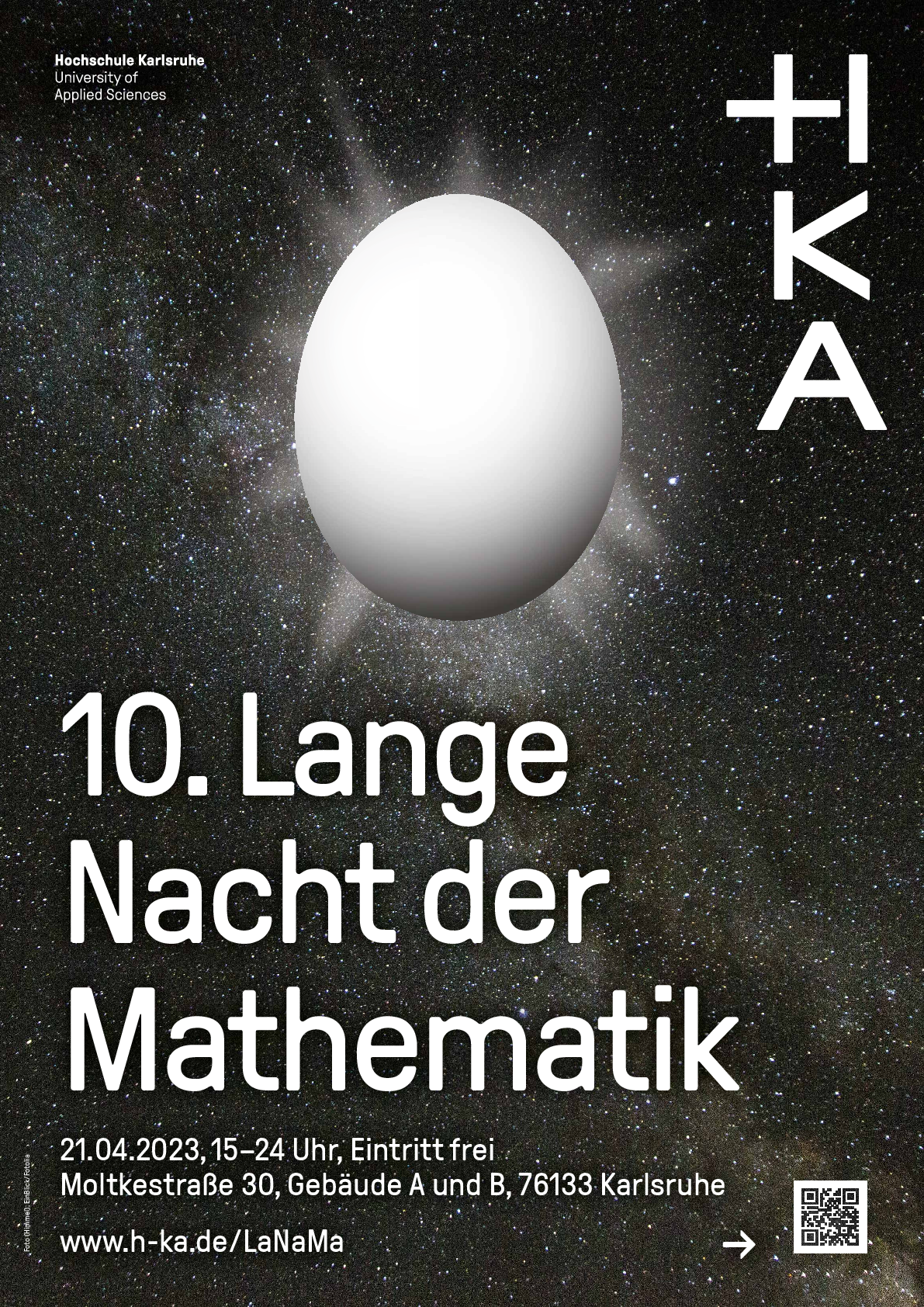 Plakatmotiv zur Langen Nacht der Mathematik an der HKA