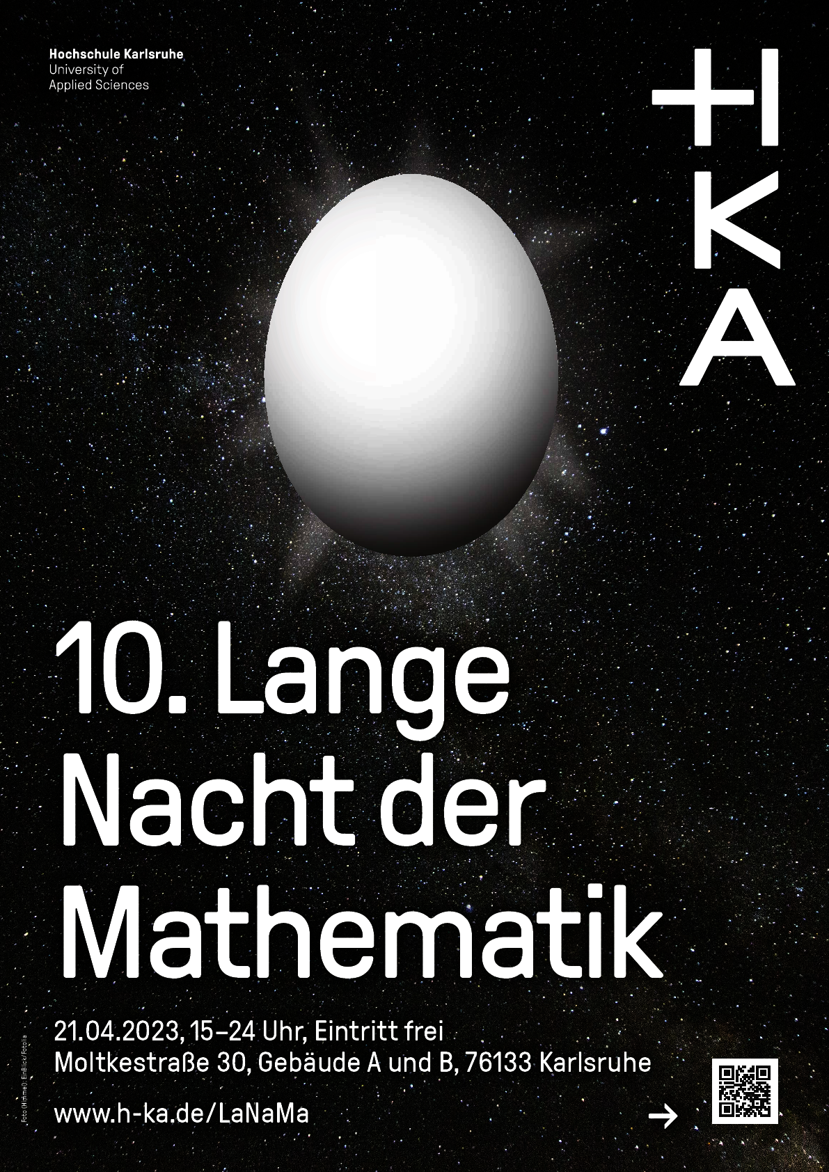 Plakatmotiv zur Langen Nacht der Mathematik an der HKA