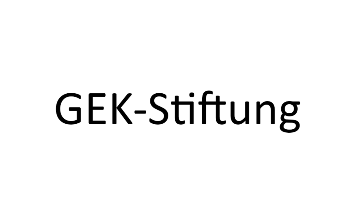 Schriftzug - GEK-Stiftung