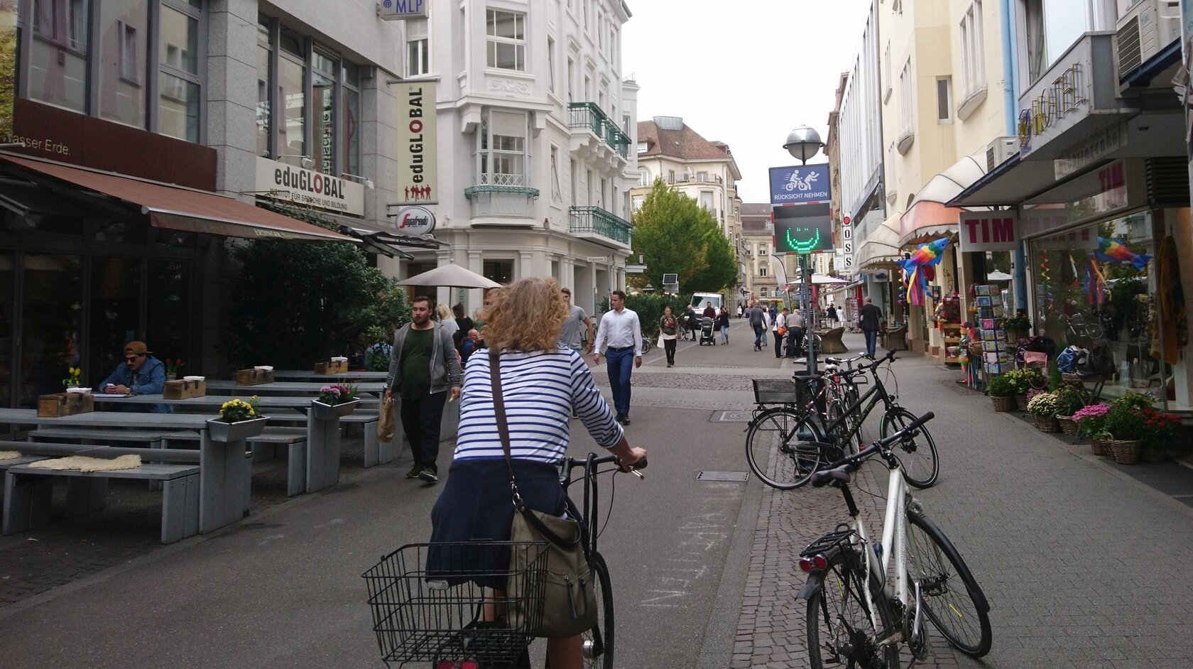 Fahrrad Dialog-Display Dialogdisplay Radverkehr