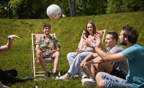 Volleyball auf dem Campus