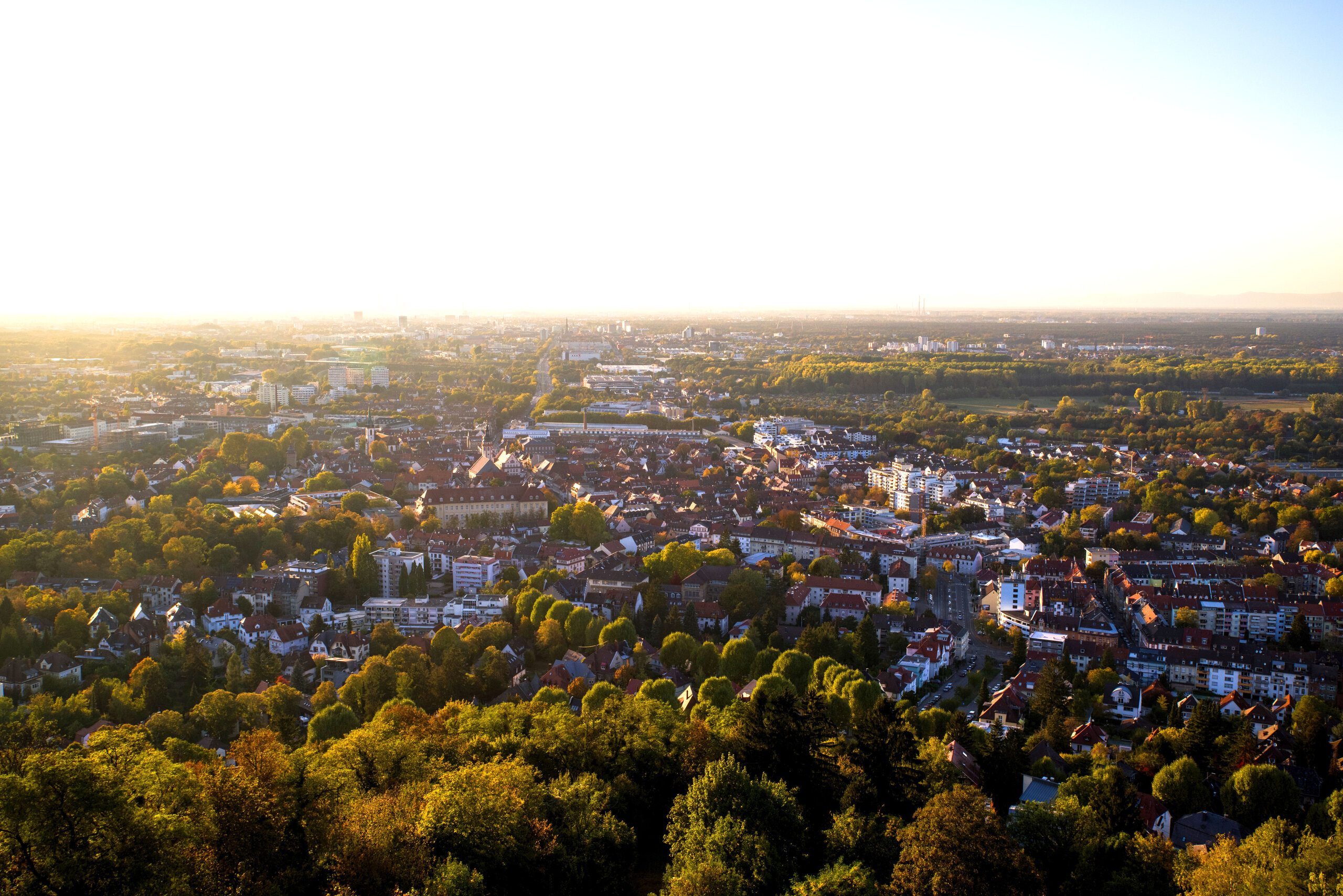View over Karlsruhe-Durlach