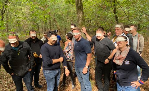 Letzte Teambuilding-Aktivität mit Frank Hoffmann