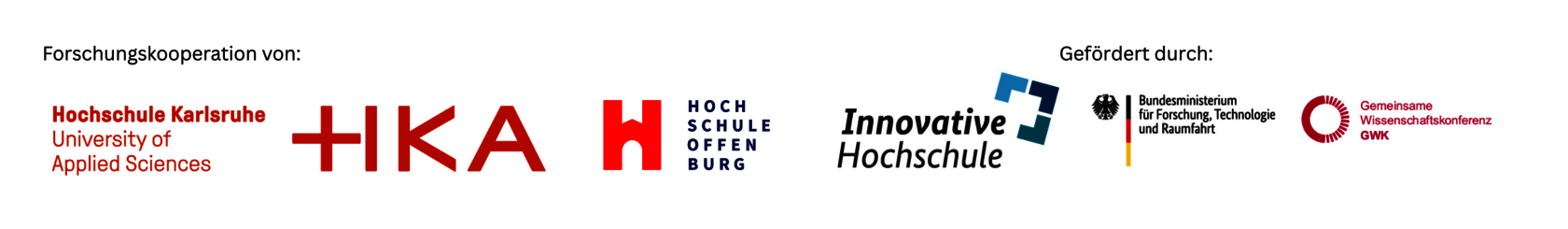 Logos der Hochschulen und Fördergeber
