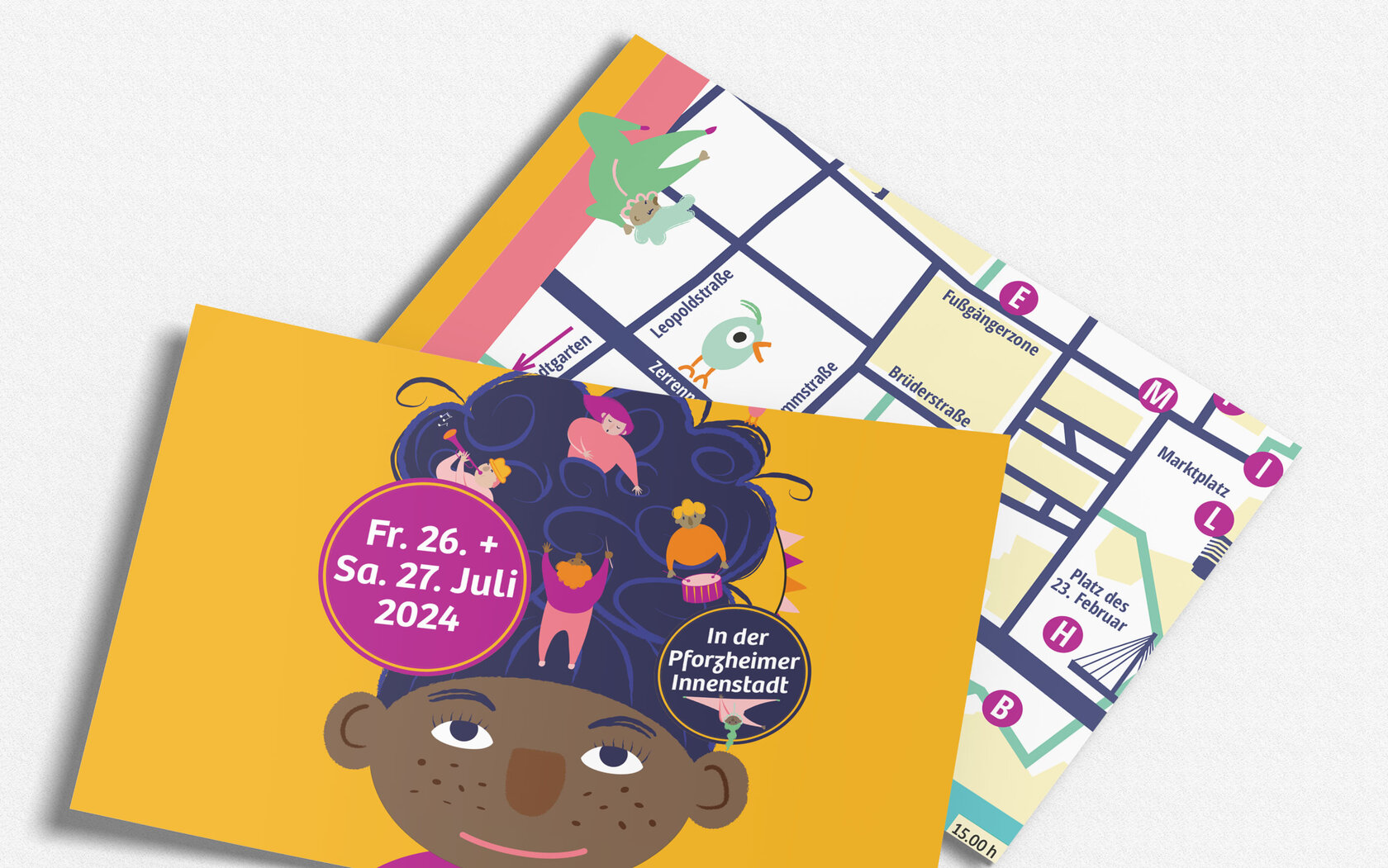 Flyer für das Sommersprossenfestival 2024