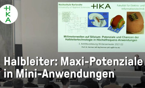 Antrittsvorlesung über Halbleitertechnologie