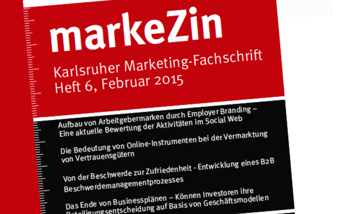 [Translate to English:] markeZin Heft 6 Cover