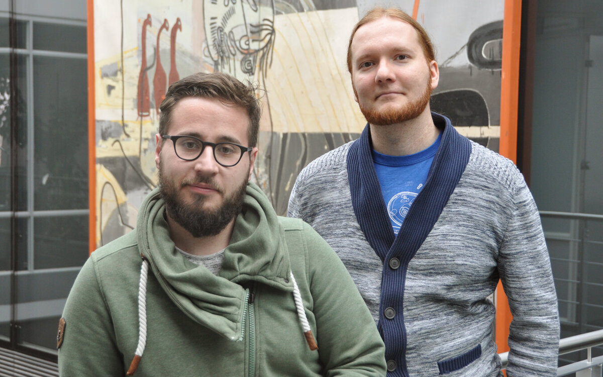 photo of Mr Schwarz and Mr Oßwald
