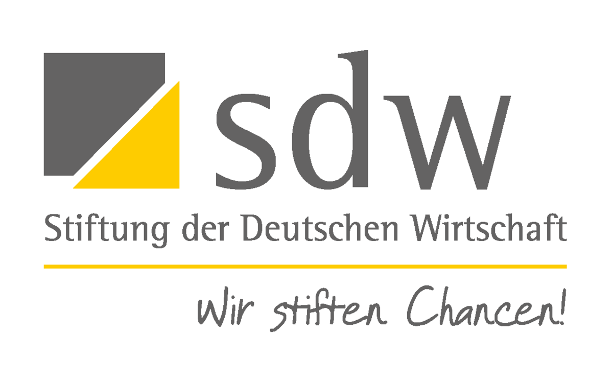 [Translate to English:] Logo der Stiftung der Deutschen Wirtschaft