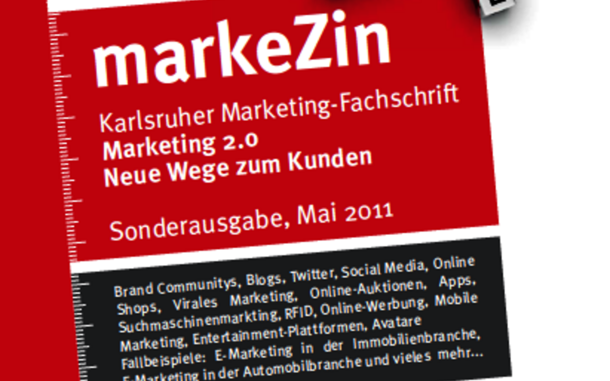 [Translate to English:] markeZin Sonderausgabe Mai Cover