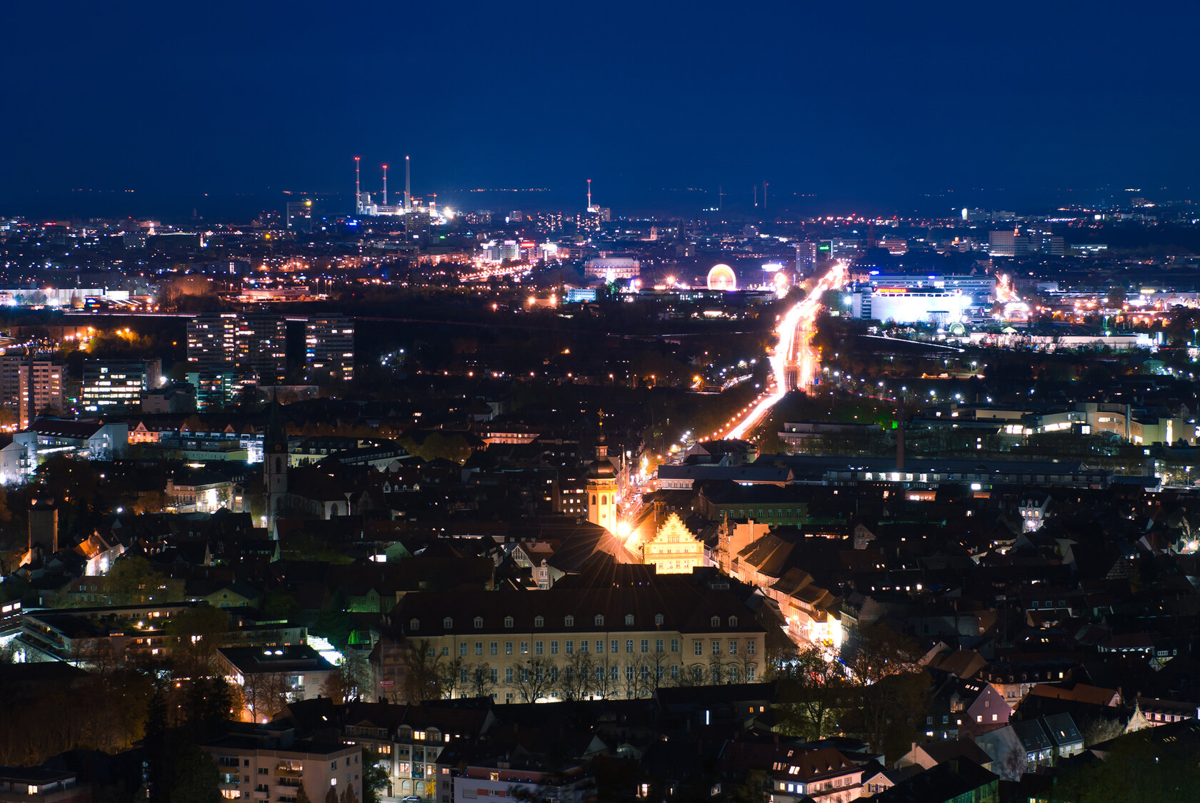 Karlsruhe at Night