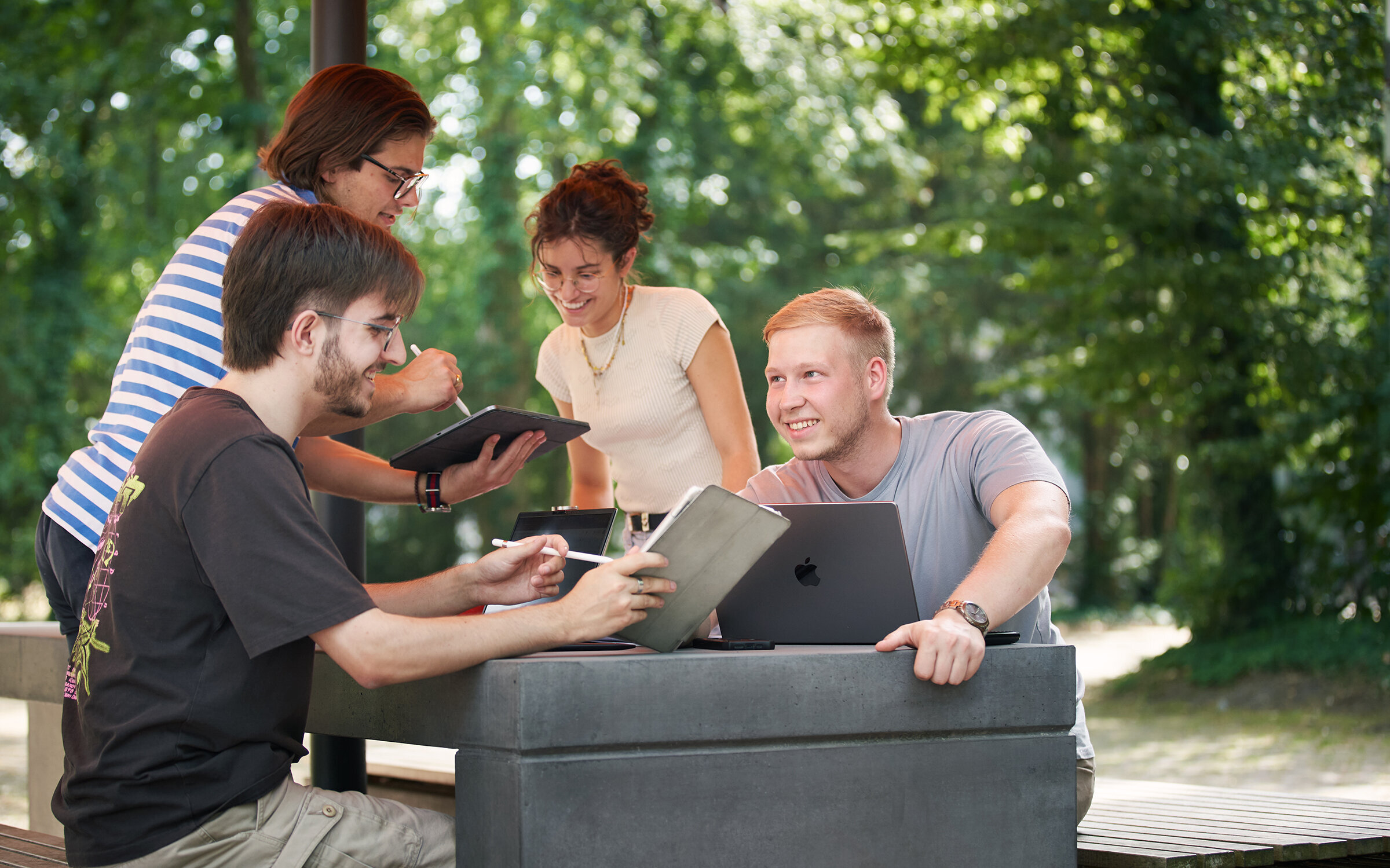 Gemeinsam lernen auf dem Campus